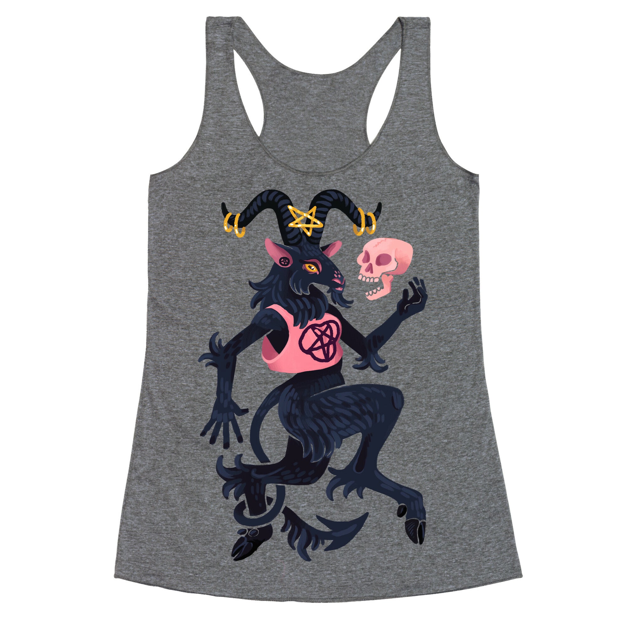 Goth Goat Racerback Tank